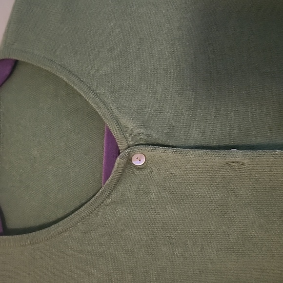 Vintage Lands End cashmere cardigan - Picture 2 of 2